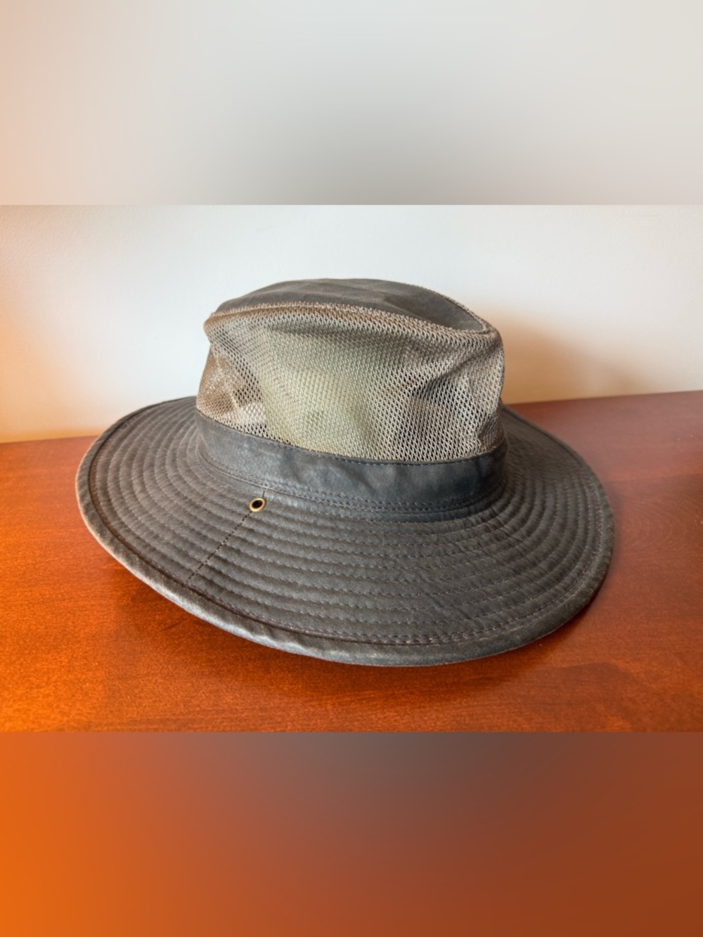 Red Head Brand Co. Outdoor Mesh Safari Hat in Olive/Brown